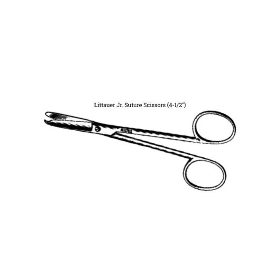 LITTAUER SCISSORS 4,5'' S/S PAK