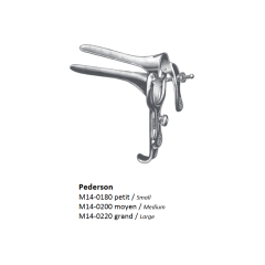 SPECULUM VAGINAL PEDERSON PETIT 75x13mm