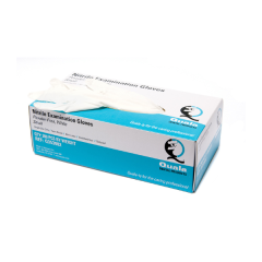 GANT D'EXAMEN NITRILE SOUPLE SANS POUDRE  BLANC GRAND  200/B